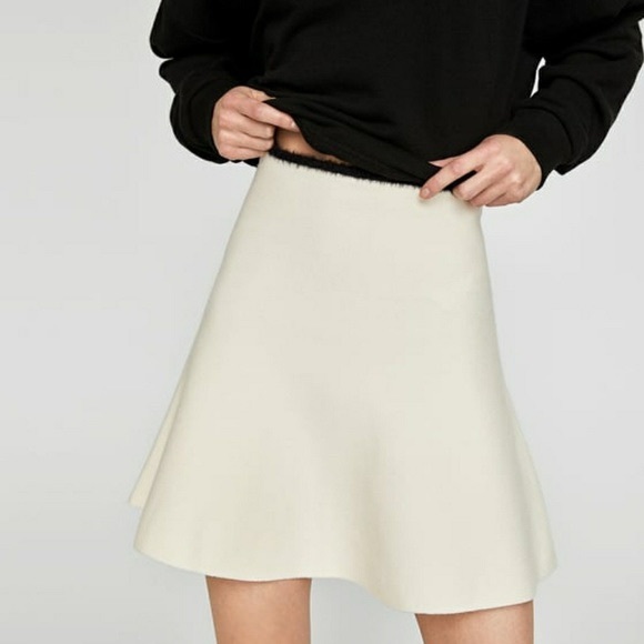 zara knit skirts